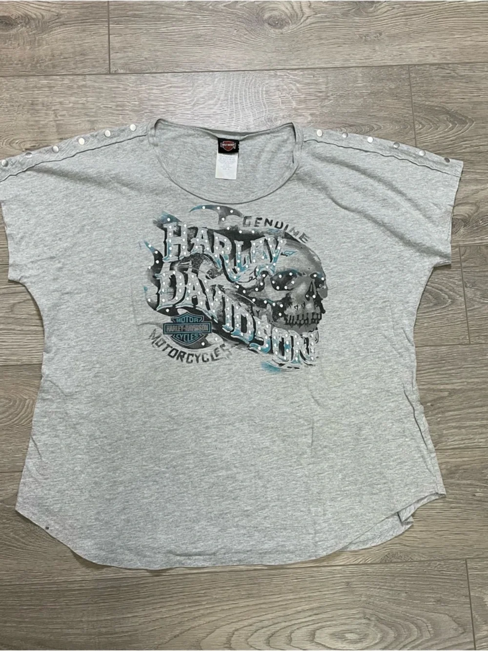 Harley-Davidson Bling Skull Tee XL Vision Harley-Davidson Repentigny QC - Picture 1 of 9